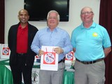 Benny Matthew (Sponsor), Richard Pawson, Steve Brown